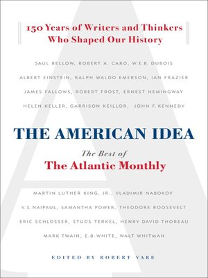 cover image of The American Idea